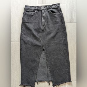 NWOT 3x2 Black Denim Skirt